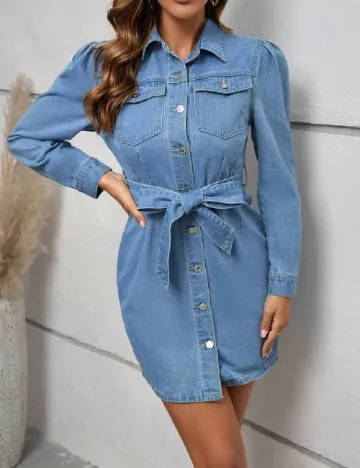 Rochie scurta SHEIN, albastru