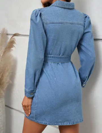 Rochie scurta SHEIN, albastru