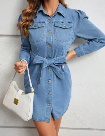 Rochie scurta SHEIN, albastru