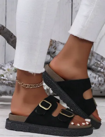 Slapi SHEIN, negru