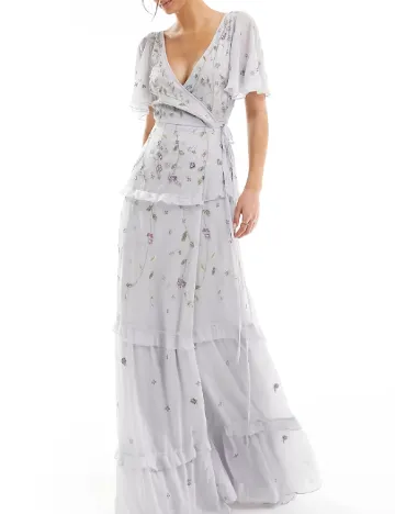Rochie lunga ASOS, gri