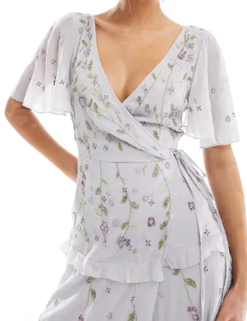 Rochie lunga ASOS, gri