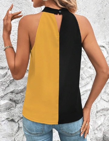 Bluza SHEIN, negru/galben