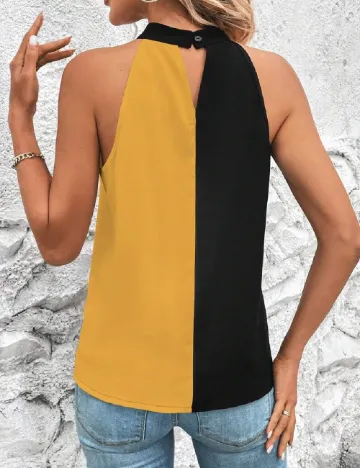 Bluza SHEIN, negru/galben Negru