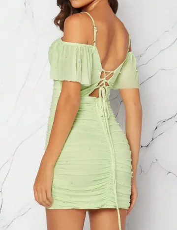 Rochie scurta SHEIN, verde