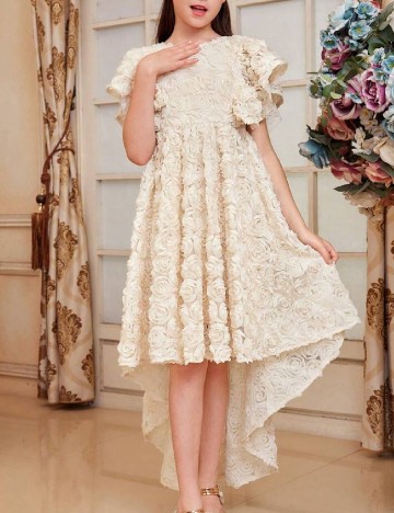 Rochie Shein Kids, crem