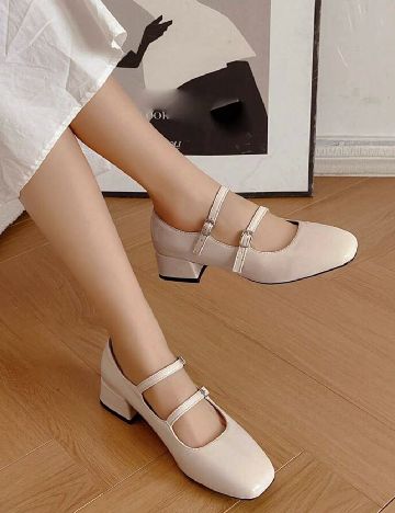 Pantofi SHEIN, crem