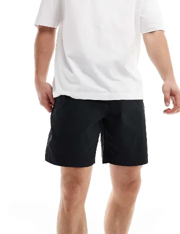 Pantaloni scurti Abercrombie&Fitch, negru