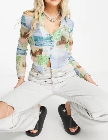 Camasa ASOS, mix culori