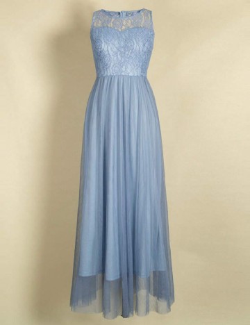 Rochie lunga Ticosa, albastru