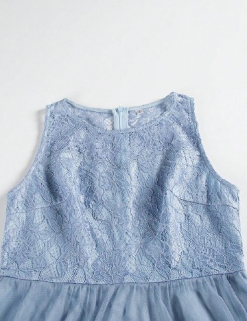 Rochie lunga Ticosa, albastru