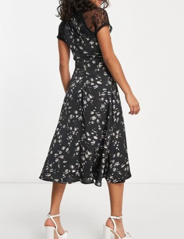 Rochie medie Liquorish, negru