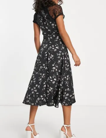 Rochie medie Liquorish, negru