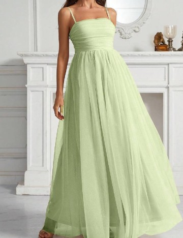 Rochie lunga SHEIN, verde