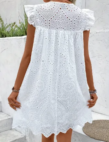 Rochie scurta SHEIN, alb