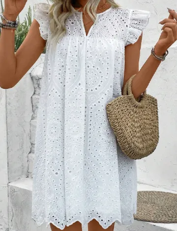 Rochie scurta SHEIN, alb