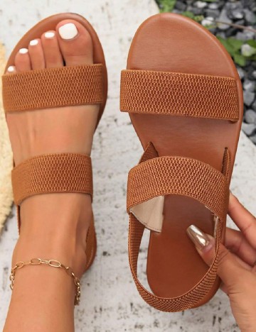 Sandale SHEIN, maro