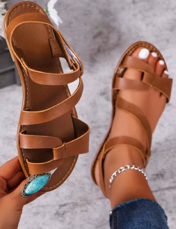 Sandale SHEIN, maro