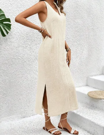 Rochie medie SHEIN, crem