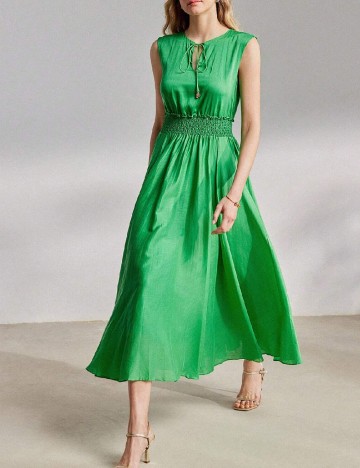 Rochie medie MOTF, verde