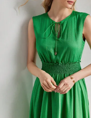 Rochie medie MOTF, verde
