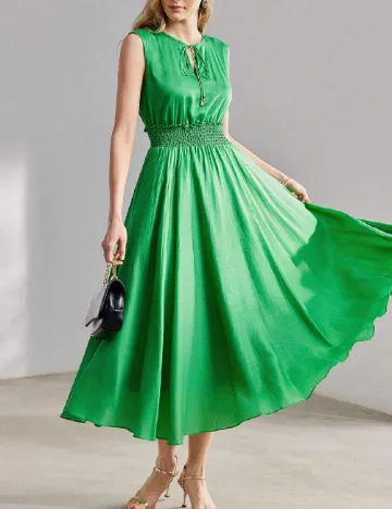 Rochie medie MOTF, verde