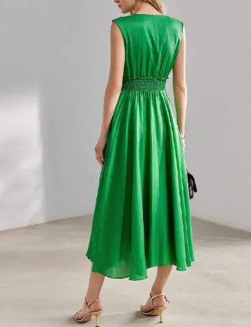 Rochie medie MOTF, verde