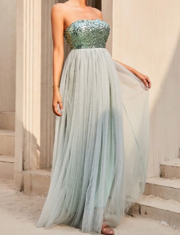 Rochie lunga SHEIN, verde