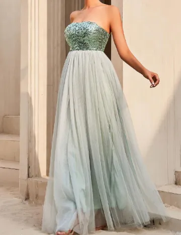 Rochie lunga SHEIN, verde