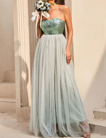 Rochie lunga SHEIN, verde