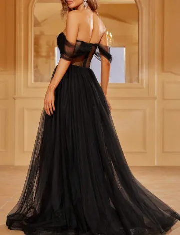 Rochie lunga Faeriesty, negru