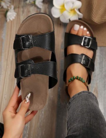 Slapi SHEIN, negru