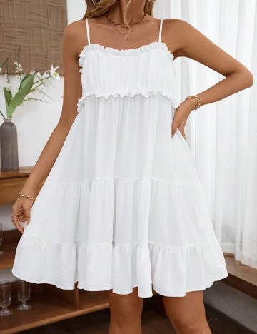 Rochie scurta SHEIN, alb