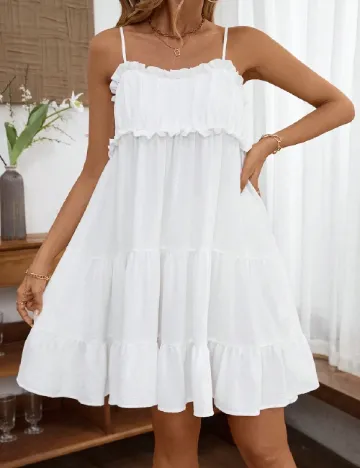 Rochie scurta SHEIN, alb