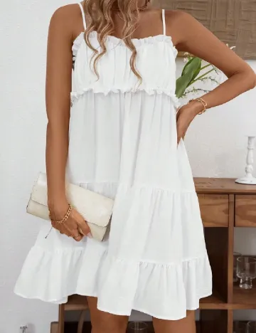 Rochie scurta SHEIN, alb