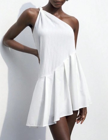 Rochie scurta SHEIN, alb
