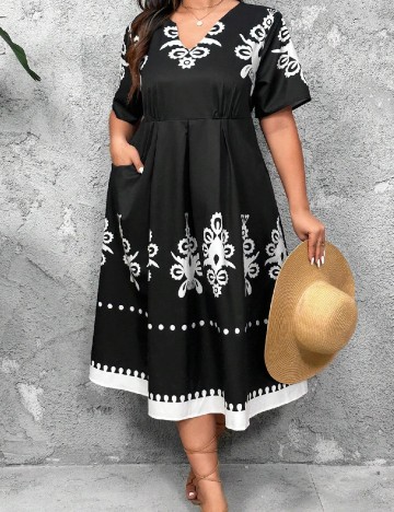 Rochie medie SHEIN, negru