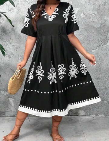 Rochie medie SHEIN, negru