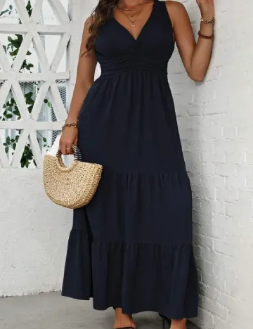 Rochie lunga SHEIN CURVE, albastru