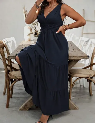 Rochie lunga SHEIN CURVE, albastru