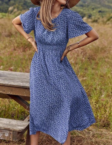 Rochie medie SHEIN, albastru
