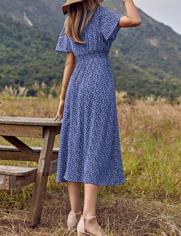 Rochie medie SHEIN, albastru