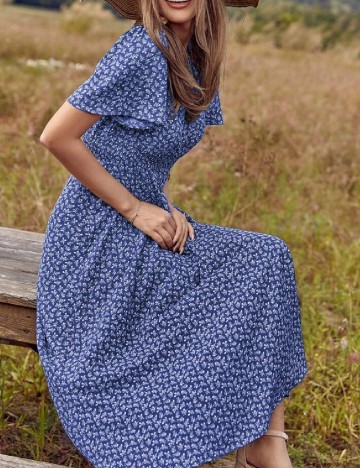Rochie medie SHEIN, albastru