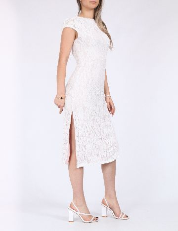 Rochie medie SHEIN, alb