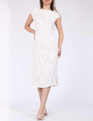 Rochie medie SHEIN, alb
