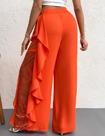 Pantaloni SHEIN, portocaliu