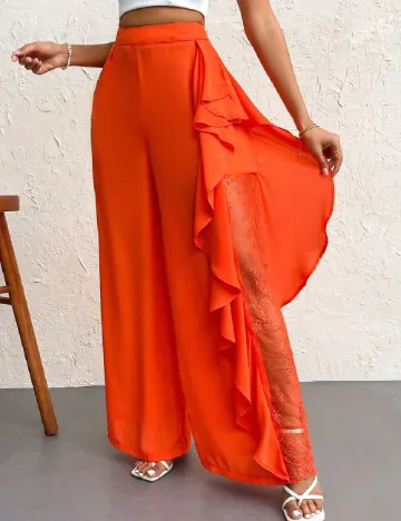 Pantaloni SHEIN, portocaliu