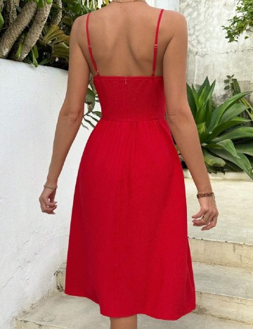 Rochie medie SHEIN, rosu