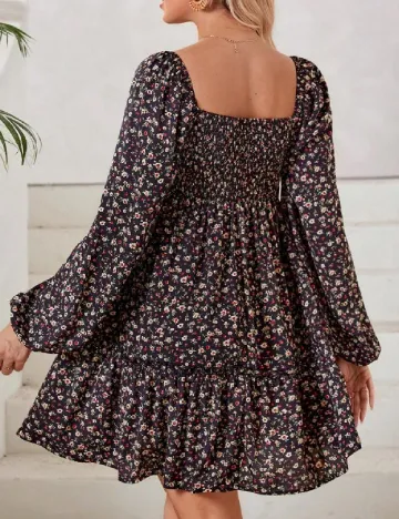 Rochie scurta SHEIN Maternity, floral print