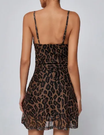 Rochie scurta SHEIN, animal print